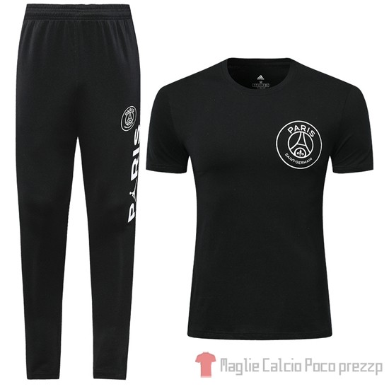 Tuta da Track Paris Saint-Germain Manica Corta 2019/2020 Nero - Clicca l'immagine per chiudere